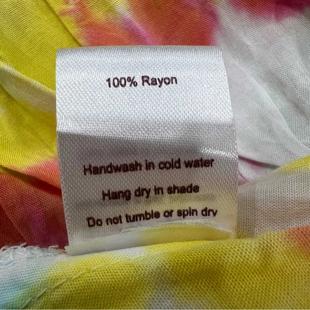 Tiare Hawaii Ryden Tie Dye Strapless Mini Dress Women’s Sz M/L NWT - Picture 13 of 16
